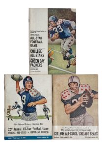 1950s-60s College All-Star Game Programs