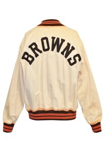 1950s Cleveland Browns Player-Worn Sideline Jacket