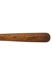 1950s Enos Slaughter Game-Used & Autographed Bat