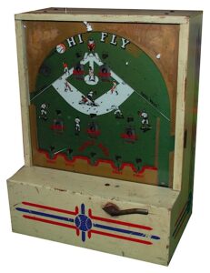 1950s “Hi Fly” Penny Arcade Coin-Op Baseball Game