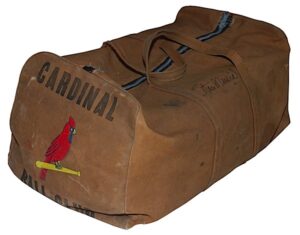 1950s St. Louis Cardinals Equipment Bag Autographed by Stan Musial