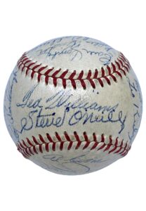 1951 Boston Red Sox Team-Signed OAL Baseball