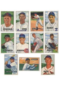 1951 Bowman Baseball Card Near Complete Set