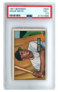 1951 Bowman Willie Mays #305 Rookie Card