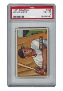 1951 Bowman Willie Mays New York Giants #305 Rookie Card