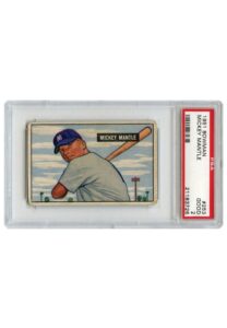 1951 Mickey Mantle Bowman Rookie Card – PSA/DNA Graded GOOD 2