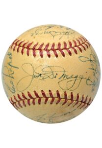 1951 New York Yankees Team-Signed Baseball