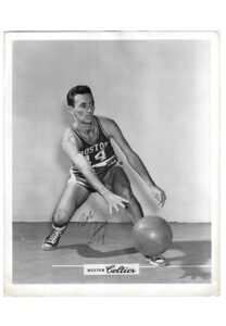 1952-53 Bob Cousy Boston Celtics 8×10 B&W Original Team Issue Photo