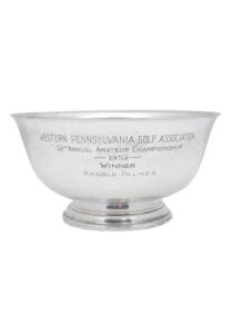 1952 Arnold Palmer Western Pennsylvania Golf Association Amateur Championship Trophy