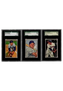 1952 Bowman Baseball Cards Including Kell