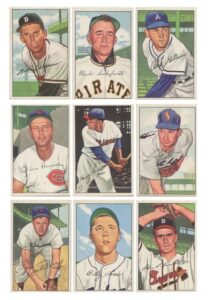 1952 Bowman High Number Card Lot EXMT-MT