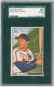 1952 Bowman Stan Musial #196 SGC EX/NM 6