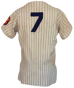 1952 Mickey Mantle NY Yankees Game-Used & Autographed Home Pinstripe Flannel Jersey