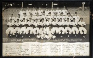 1952 NY Yankees American League Champions Photo with Original Photo