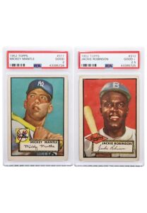 1952 Topps Baseball Complete Card Set