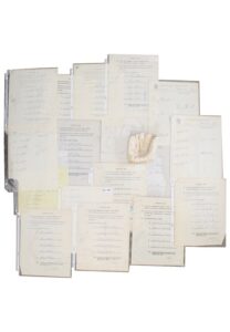 1953-54 Ceramic Players Glove Prototype With More Than 145 Autographs Including Multiple Mays & Others