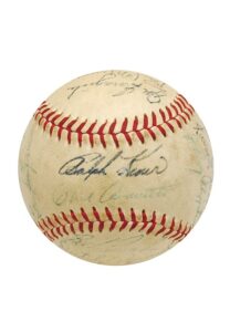 1953 Chicago Cubs Team Autographed Baseball