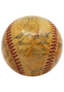 1953 NY Yankees Team-Signed OAL Baseball