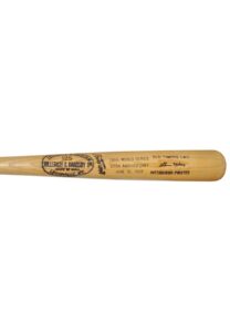 1953 Rocky Nelson IL MVP Watch & 6/15/1985 Old Timers Bat