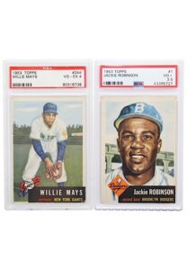 1953 Topps Baseball Complete Card Set