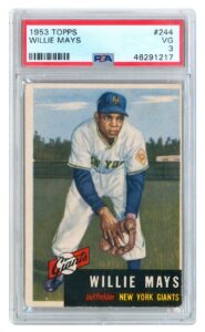 1953 Topps Willie Mays #244