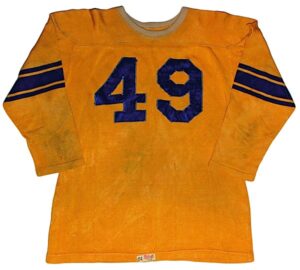 1954-1955 Ed Hughes LA Rams Game-Used Road Jersey