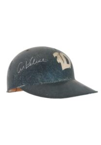 1954-55 Al Kaline Rookie Era Detroit Tigers Game-Used & Autographed Batting Helmet