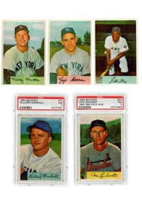 1954 Bowman Baseball Cards Complete Set