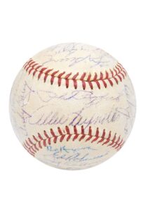 1954 New York Yankees Team-Signed Baseball