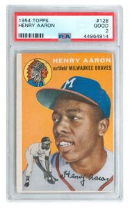 1954 Topps Henry Aaron #128