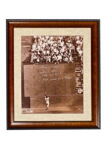 1954 World Series Willie Mays Signed & Framed Photograph