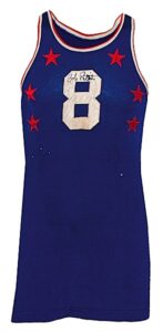 1955 Bob Pettit Rookie Milwaukee Hawks NBA All-Star Game-Used & Autographed Jersey