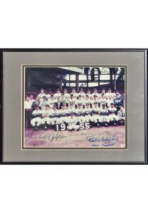 1955 Brooklyn Dodgers Team Signed Photo