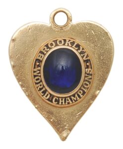 1955 Brooklyn Dodgers World Championship Pendant