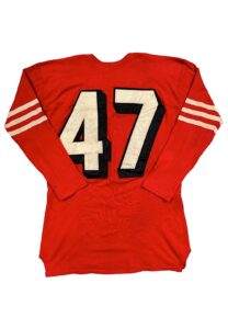 1955 Dickey Moegle SF 49ers Game-Used Rookie Jersey