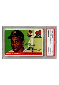 1955 Roberto Clemente Pittsburgh Pirates Rookie Topps Baseball Card