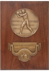 1955 Steve Balchios San Francisco Dons NCAA Championship Award Plaque