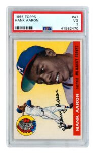 1955 Topps Hank Aaron #47