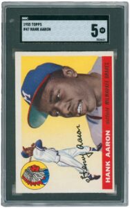 1955 Topps Hank Aaron #47 SGC EX 5