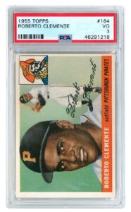 1955 Topps Roberto Clemente Rookie Card #164