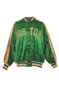 1956-57 Andy Phillip Boston Celtics Worn Satin Road Warm-Up Jacket