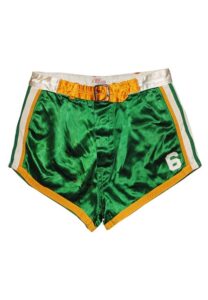 1956 Bill Russell University of San Francisco Dons Game-Used Road Satin Trunks