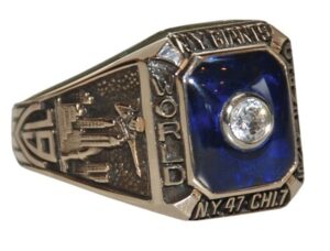 1956 NY Giants World Championship Ring S.S.