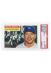 1956 Topps Mickey Mantle Gray Back #135