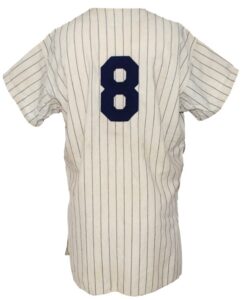 1956 Yogi Berra New York Yankees Game-Used Home Pinstripe Jersey Worn in Don Larsen’s World Series Perfect Game