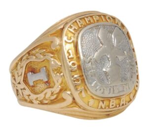 1957-58 Irv Gack St. Louis Hawks NBA Championship Staff Members Ring