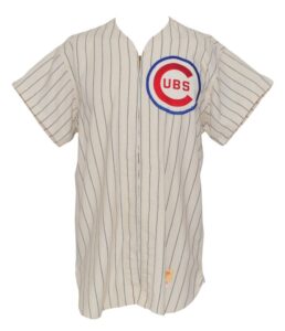 1957 Dick Littlefield Chicago Cubs Game-Used Home Flannel Jersey