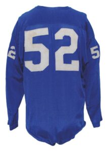 1957 Frank Gatski Detroit Lions Game-Used Home Jersey with Crotch Piece