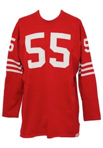 1958-59 Matt Hazeltine San Francisco 49ers Game-Used & Autographed Home Jersey