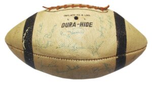 1958 Baltimore Colts Team Autographed Football